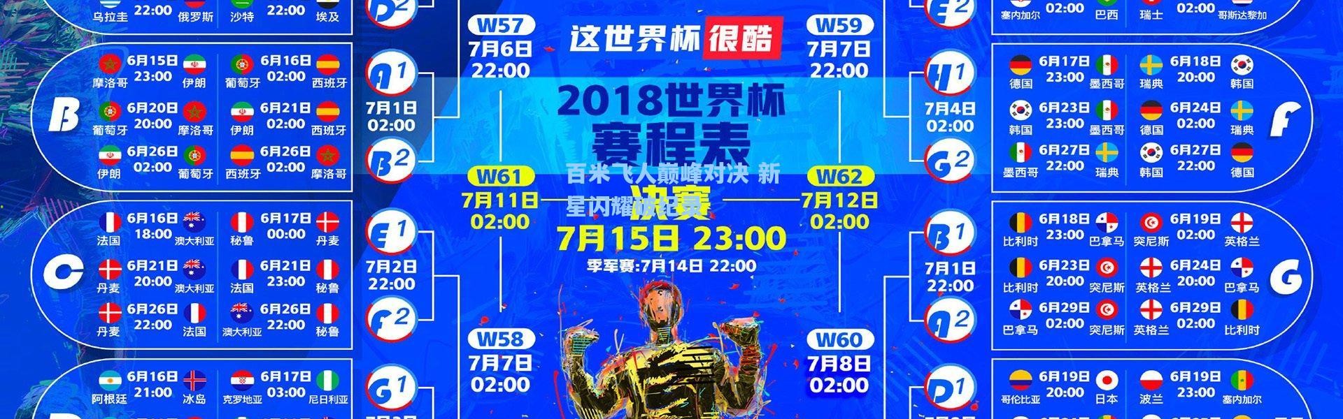 百米飞人巅峰对决 新星闪耀破纪录